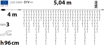 Ice Light 270 MiniLED MultiFLASH 504xH96cm
Luci di Natale