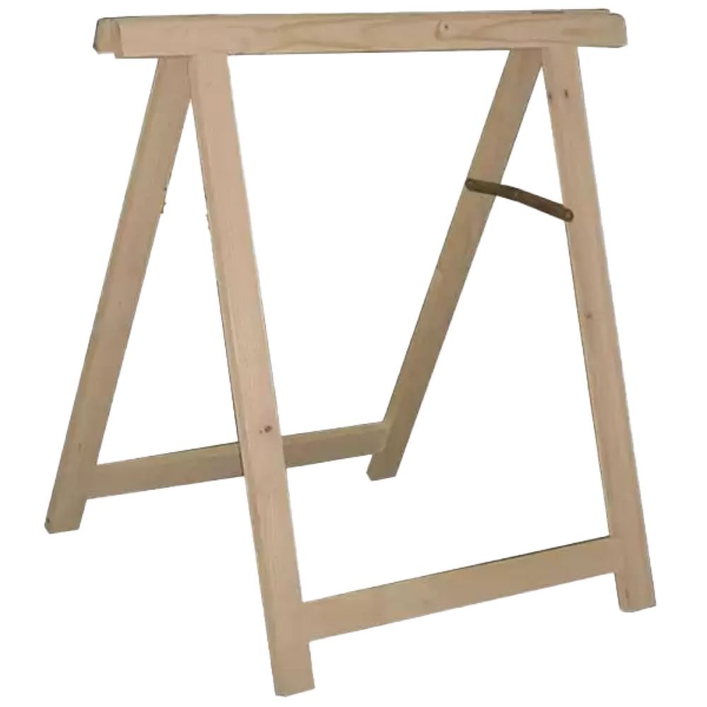 Cavalletto in Legno di Abete 75x75 cm