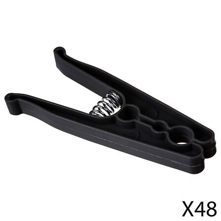 Mollette bucato grandi 48 pezzi 0,9x4x8,5 cm