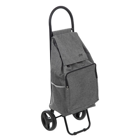 Carrello per la spesa 35x30x95 cm grigio