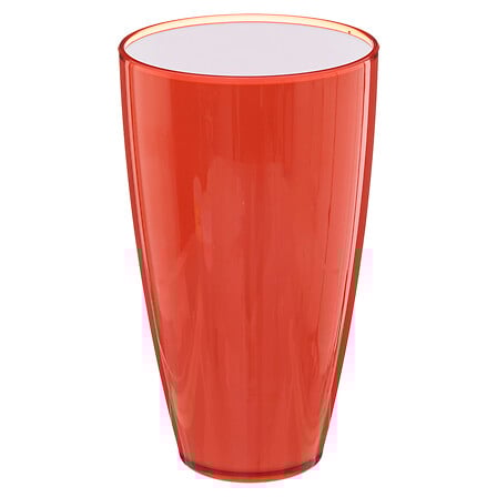 Bicchiere quadrato rosa 8,5x8,5x14,5 cm