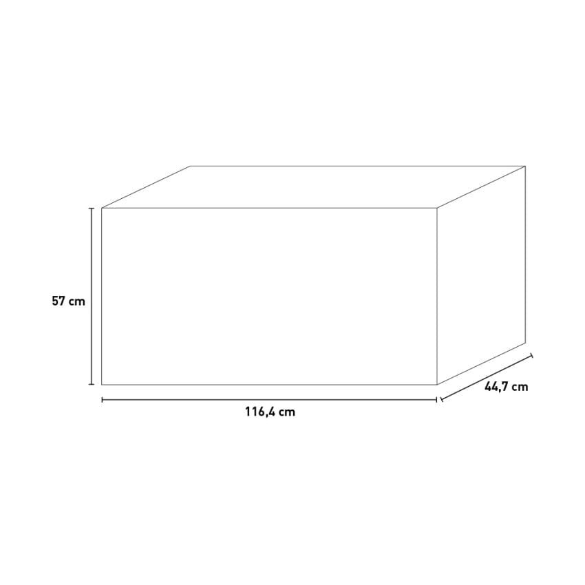 Baule Cassapanca SAMOA 270 Lt 116x44xh.57 cm
