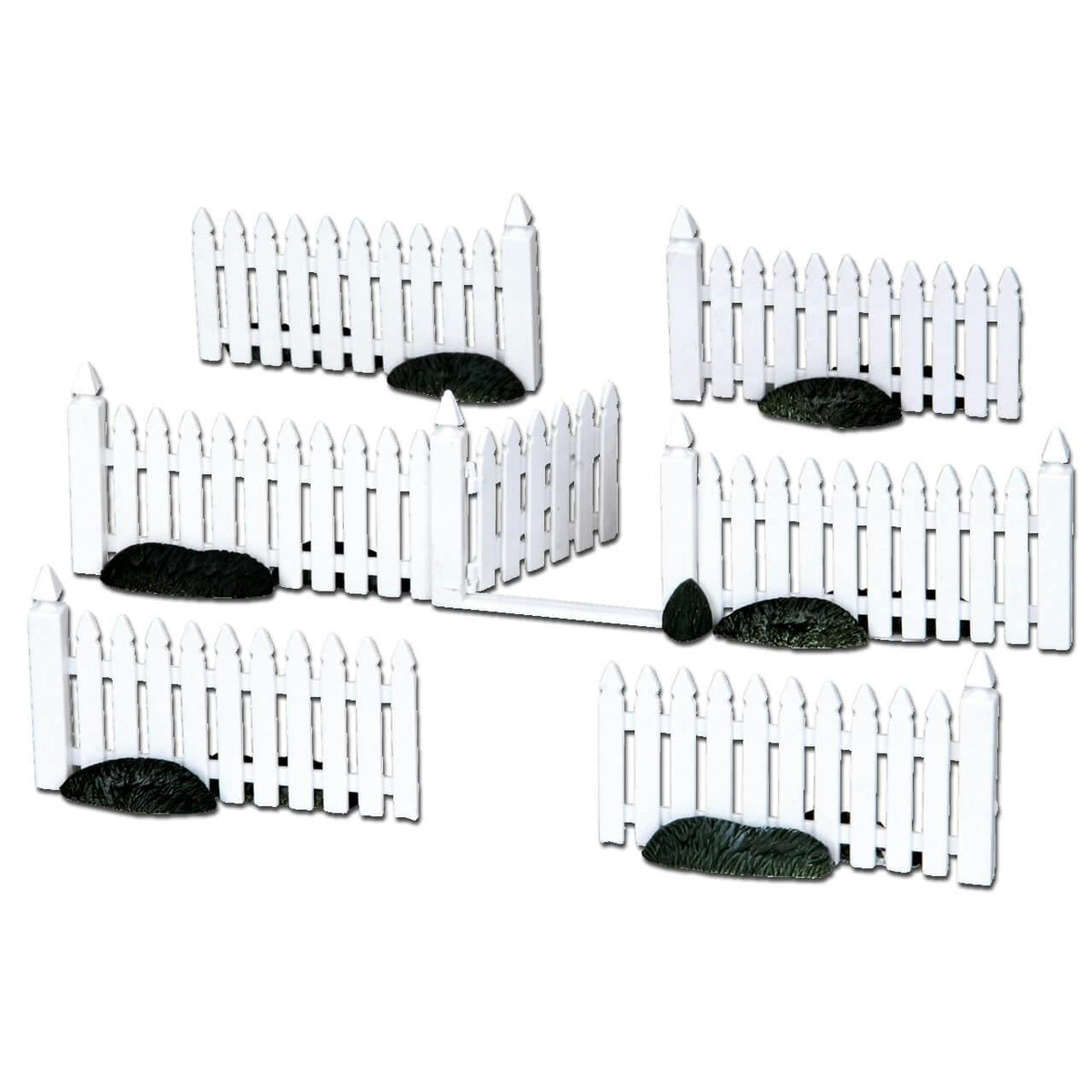 Set di steccati bianchi 3.7 x 41 x 2.3 cm