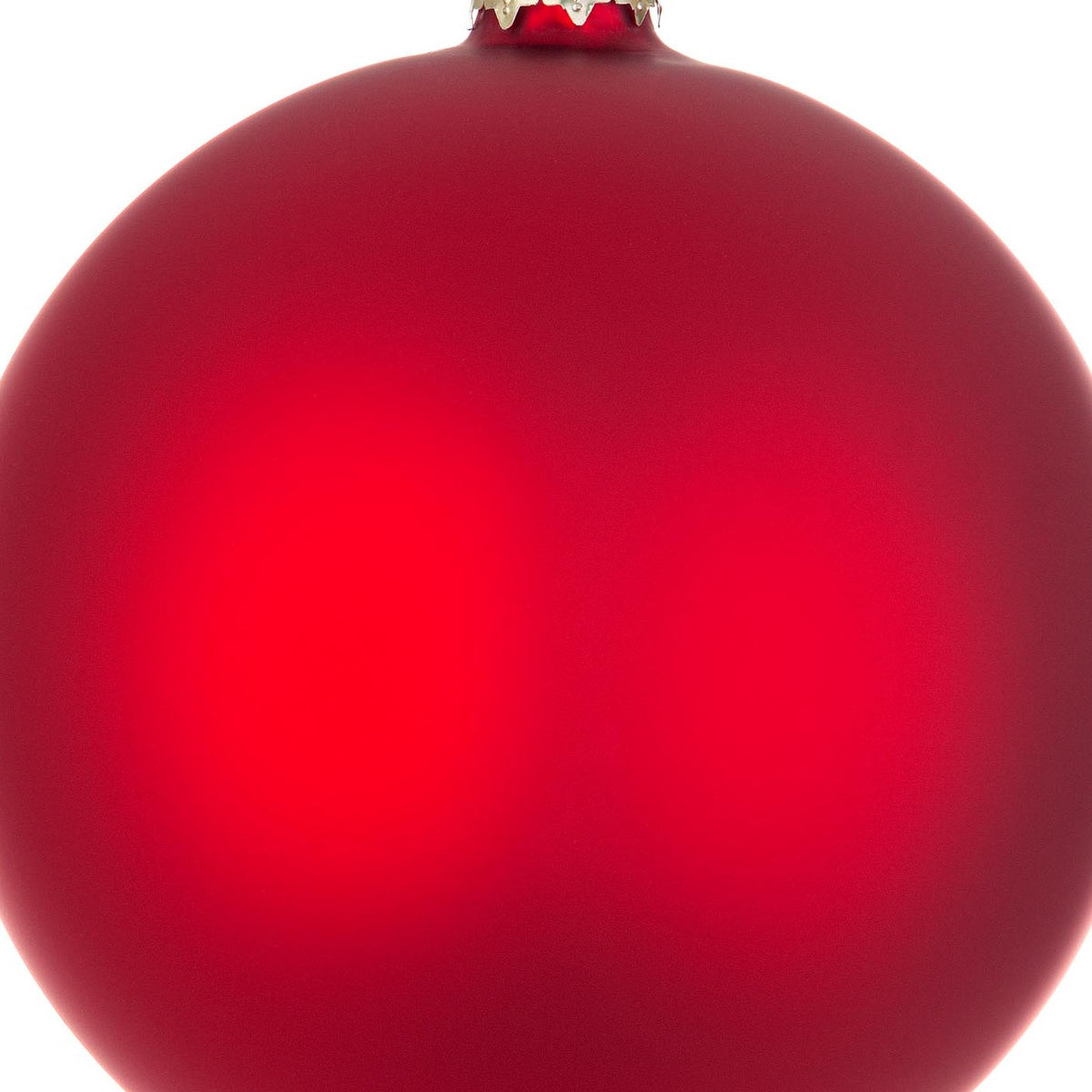 Sfera in vetro rosso granata opaco Ø 15 cm - 1 pezzo