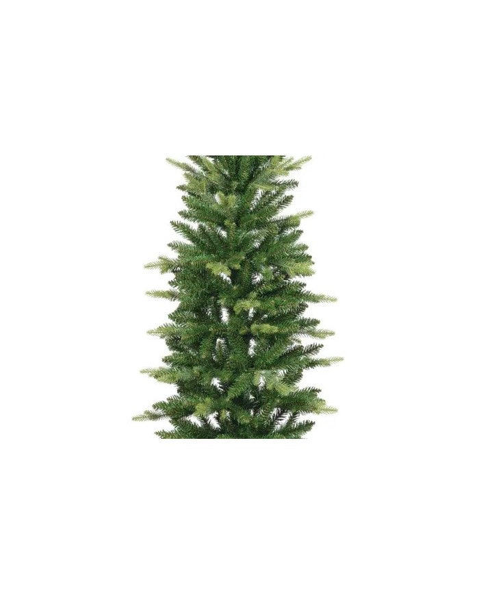 Albero di Natale artificiale Slim Fir verde Ø 68 cm - H 210 cm