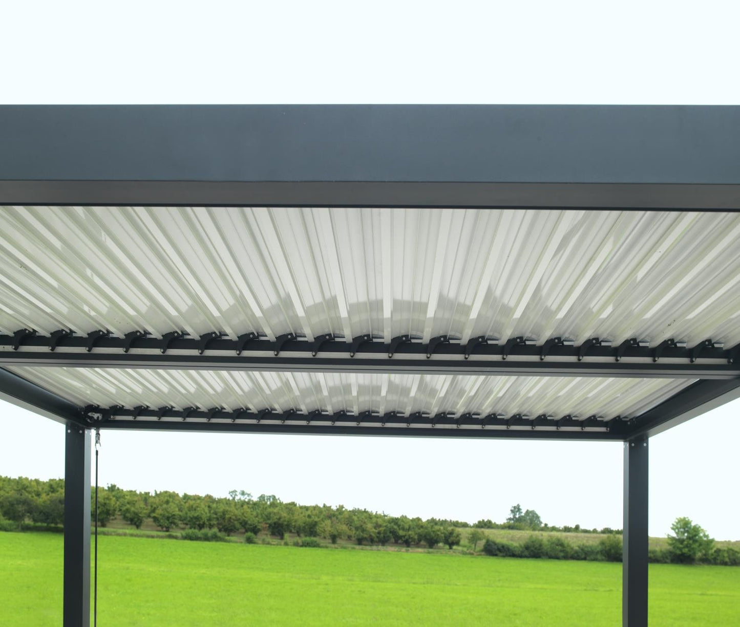 Pergola alluminio tennessee manuale m3x3h2.3