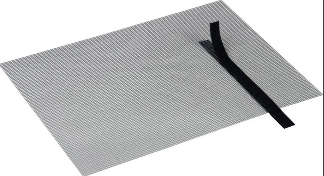 IRS Nastro Adesivo per Zanzariere Aggrappa rete 5 Mt colore Nero