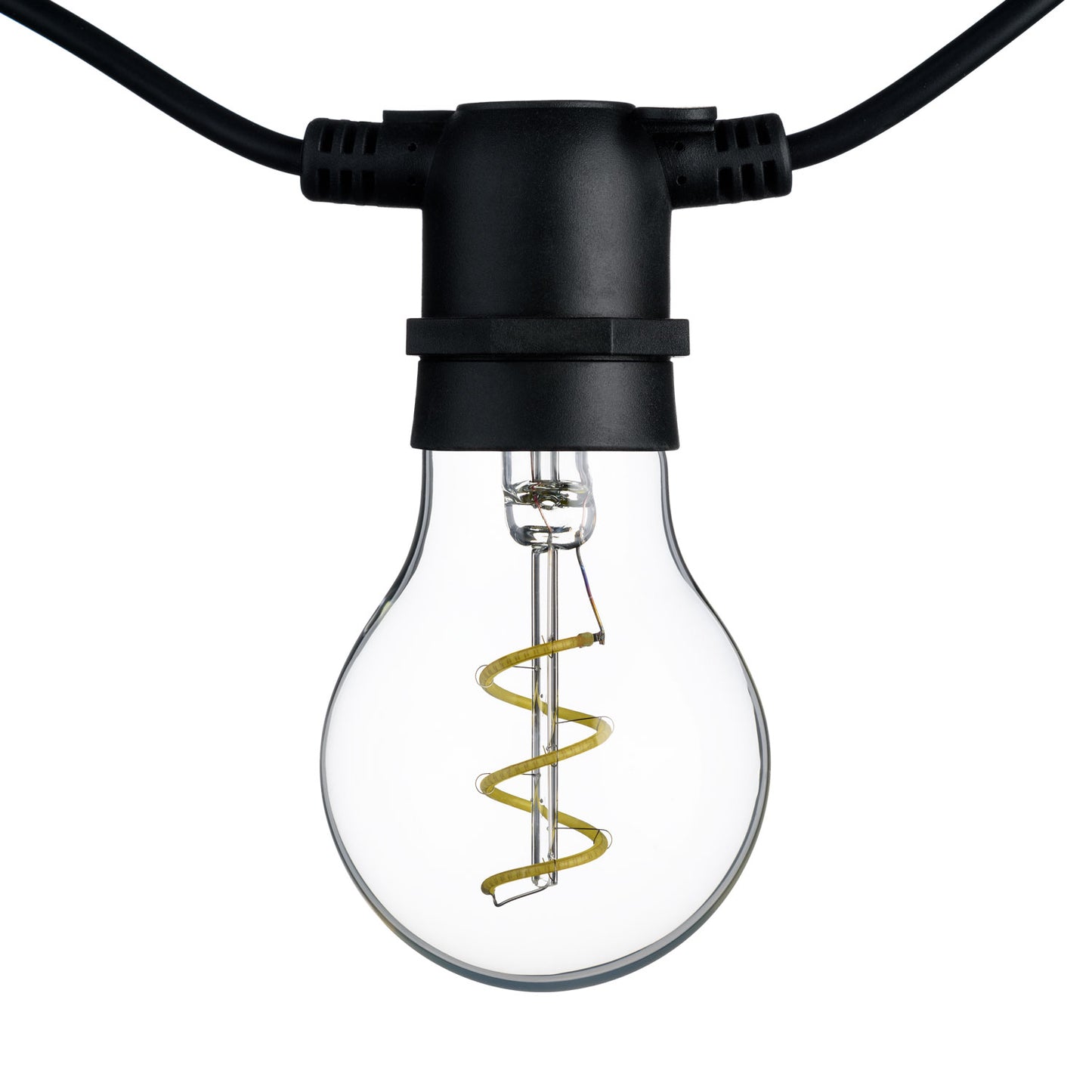 Party Light 36V 10 A60 E27 Spiral Filament LED Multicolor 4+5m