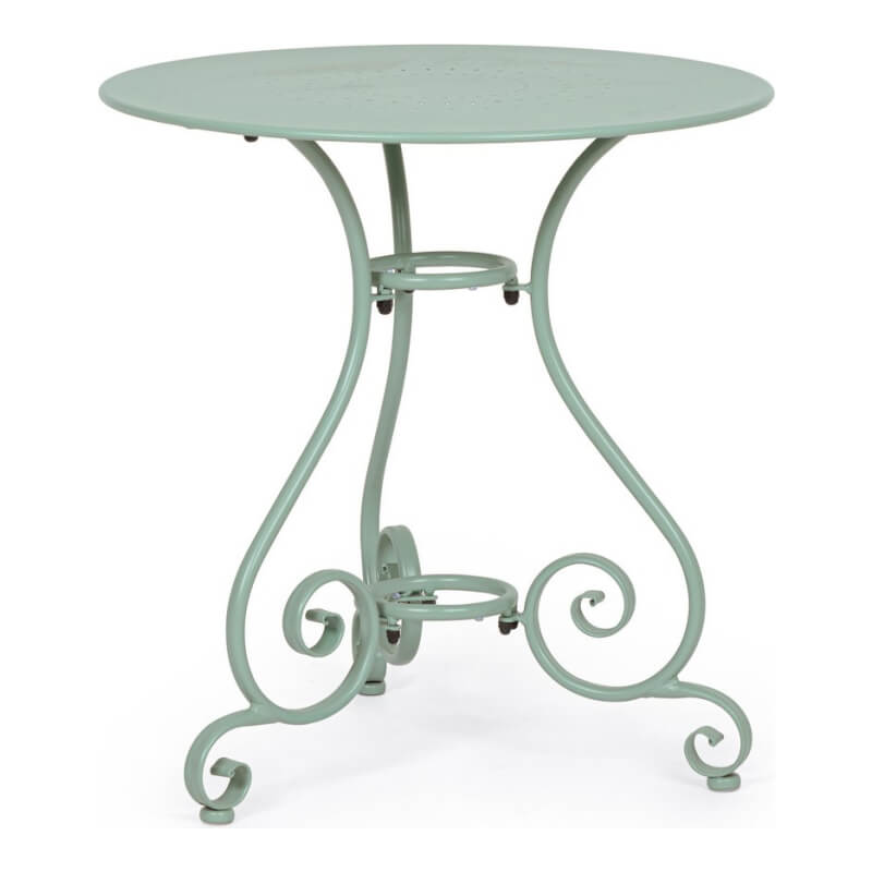 Tavolo Etienne Frosty classico D70 in metallo da esterno