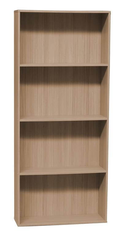 Libreria da parete HOMEMANIA con ripiani in legno marrone - 73 x 24 x 170 cm