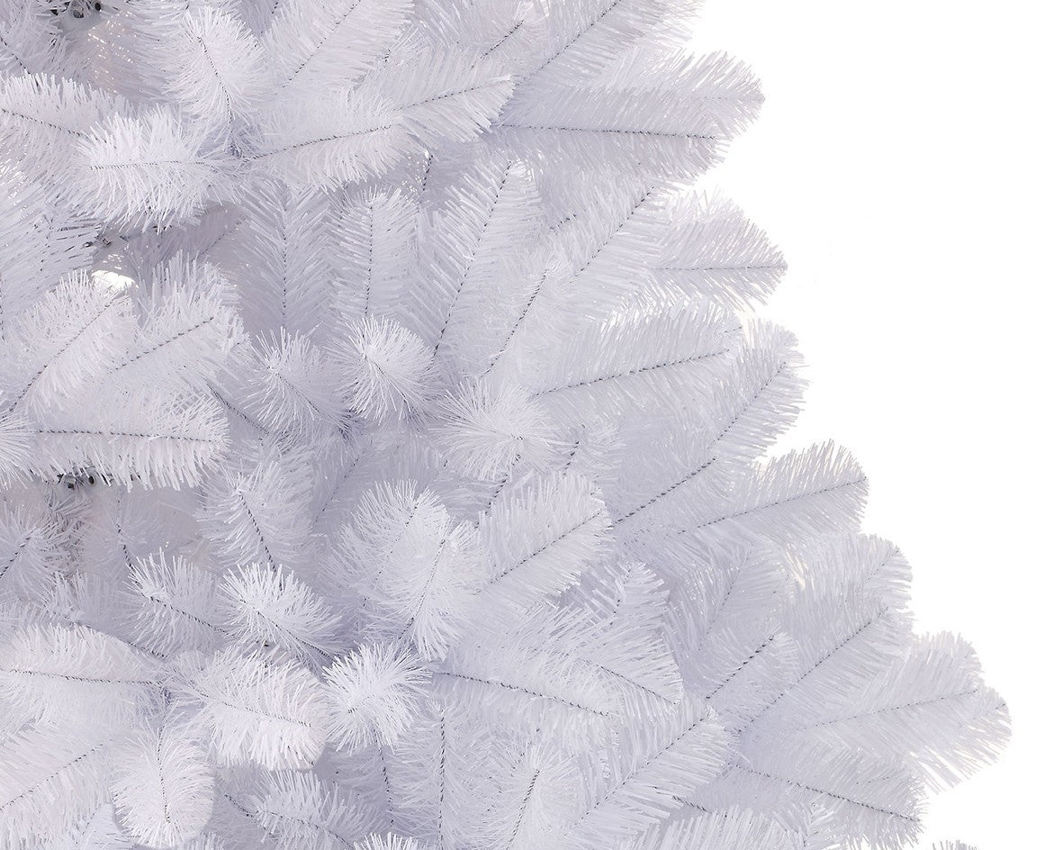 Albero di Natale Imperial Bianco Altezza cm 180