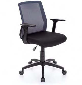 Poltrona moderna nera