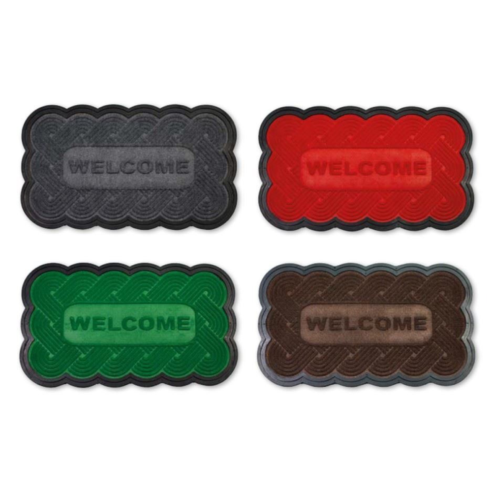 Tappeto in gomma e polipropilene 45x75 cm