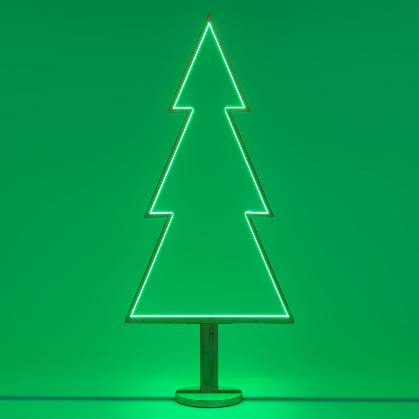 Albero Abete H170cm SMART RGBWW DLW Legno Sbiancato Luci di Natale