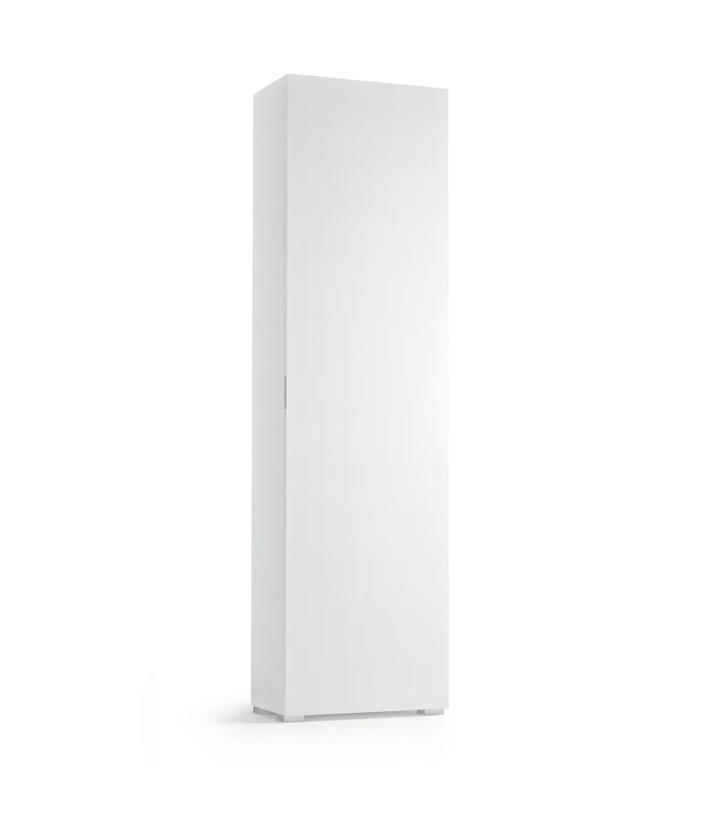 Scarpiera mobile multiuso 7 ripiani bianco