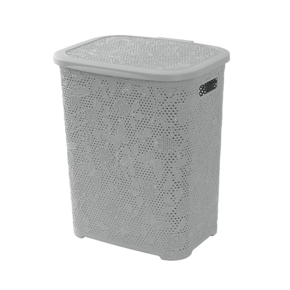 Giganplast Portabox Push Secchio Con Ruote, 50 Litri, Plastica, Colore Antracite - 5