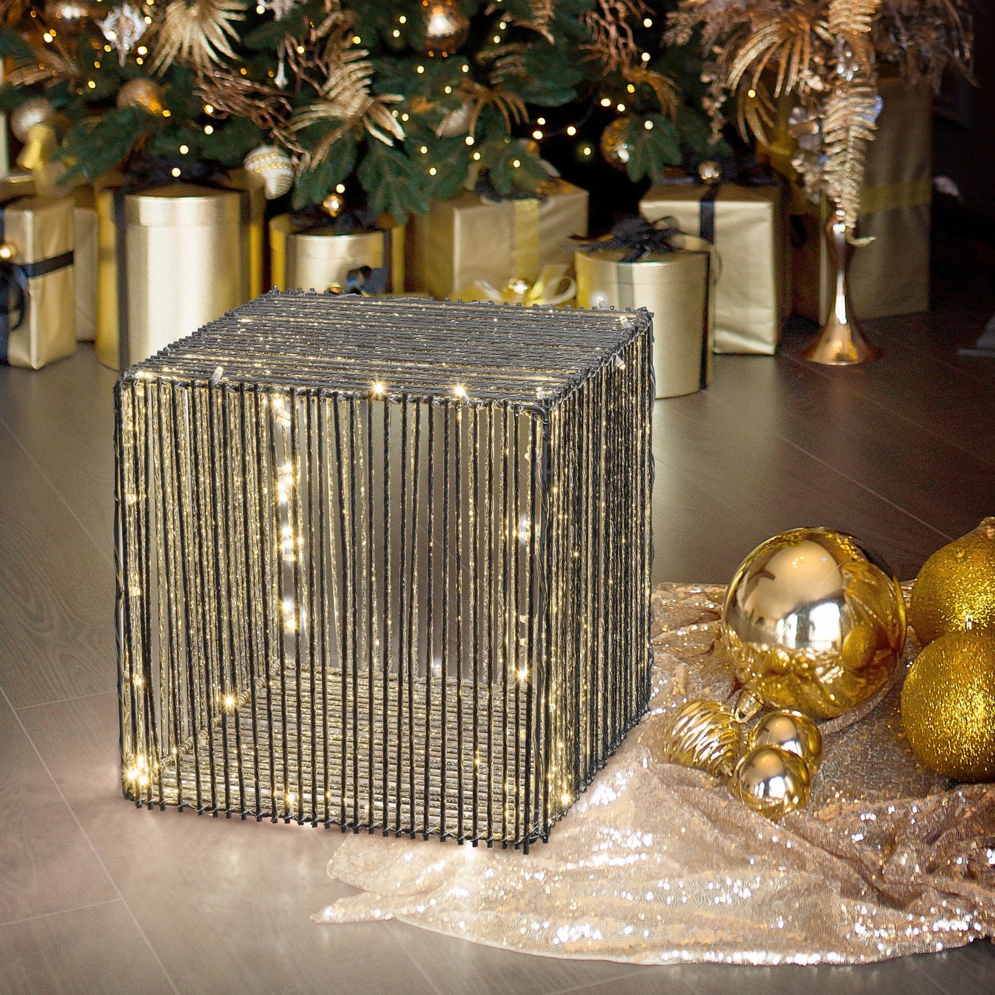 Cubo ATS Silver 100 LED 4K 40cm
Luci di Natale