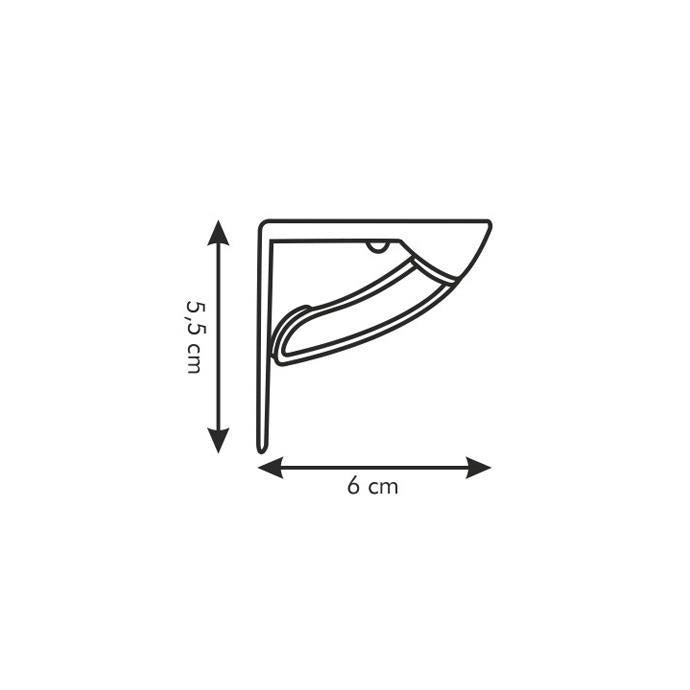 Set 4 pz Clip Fermatovaglia Presto con Molla 6 x 3,5 cm