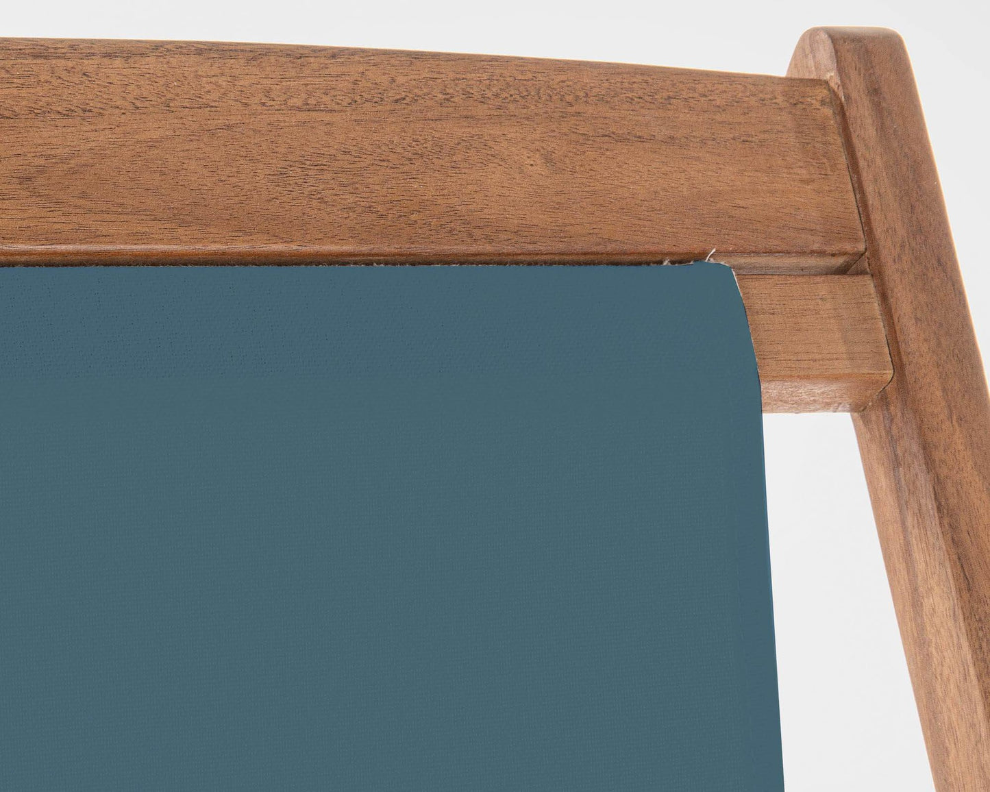 Sdraio Relax Noemi Blu in Legno di Acacia e Poliestere