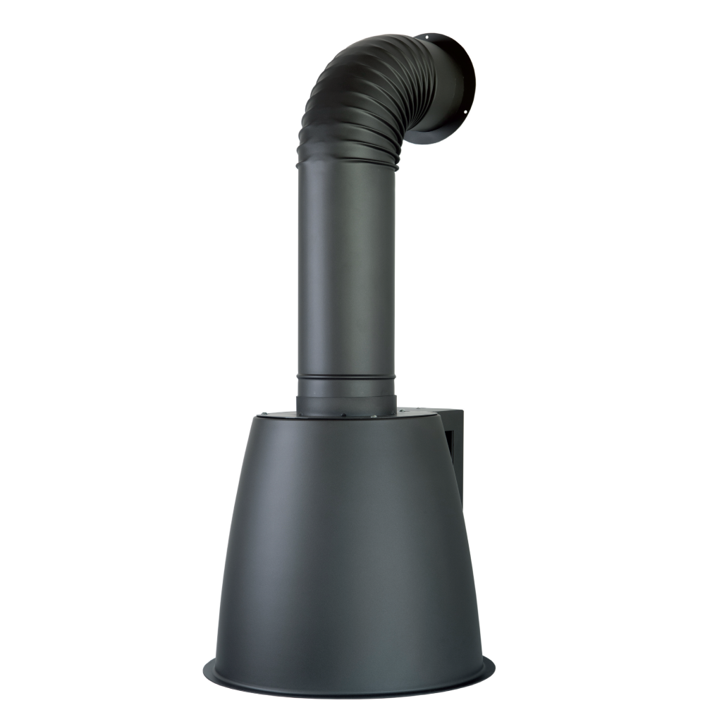 Cappa Aspirante A Parete 60cm FIREGAS - Motore Brushless, 487 M³/h, 9 Velocità, Nero - Foto 3