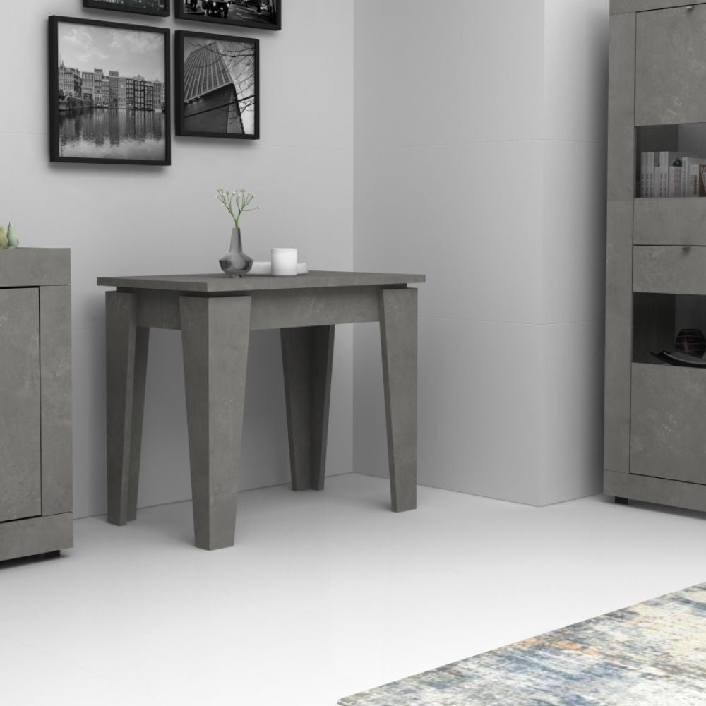 Consolle allungabile 50x90 cm cemento