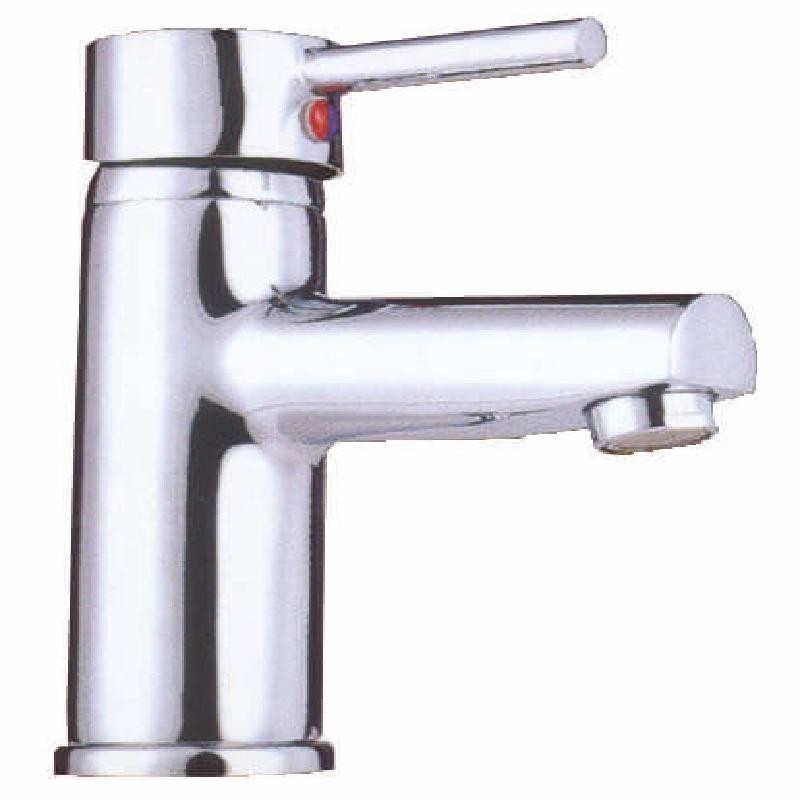 Miscelatore Birillo monocomando per bidet cromato con piletta e saltello