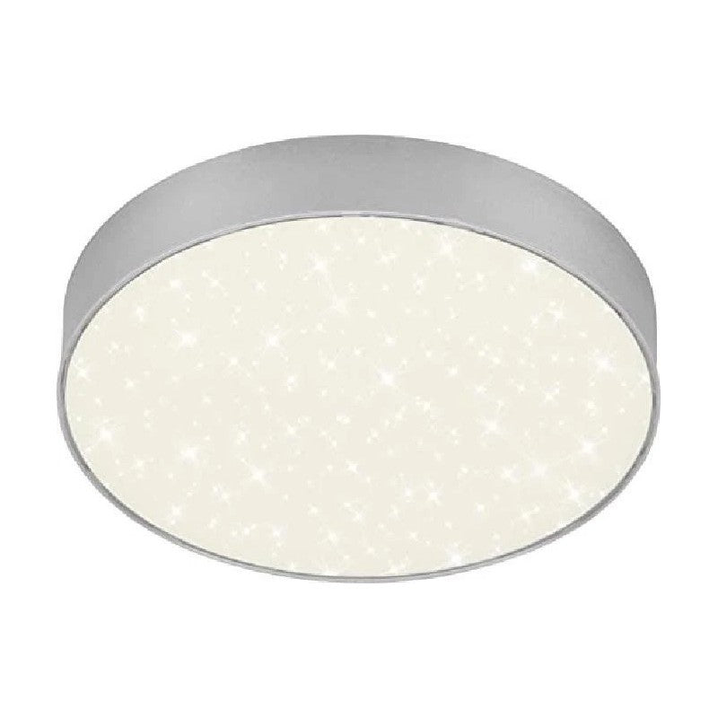 Plafoniera Flame Star led 21 cm 16w 1600lm argento