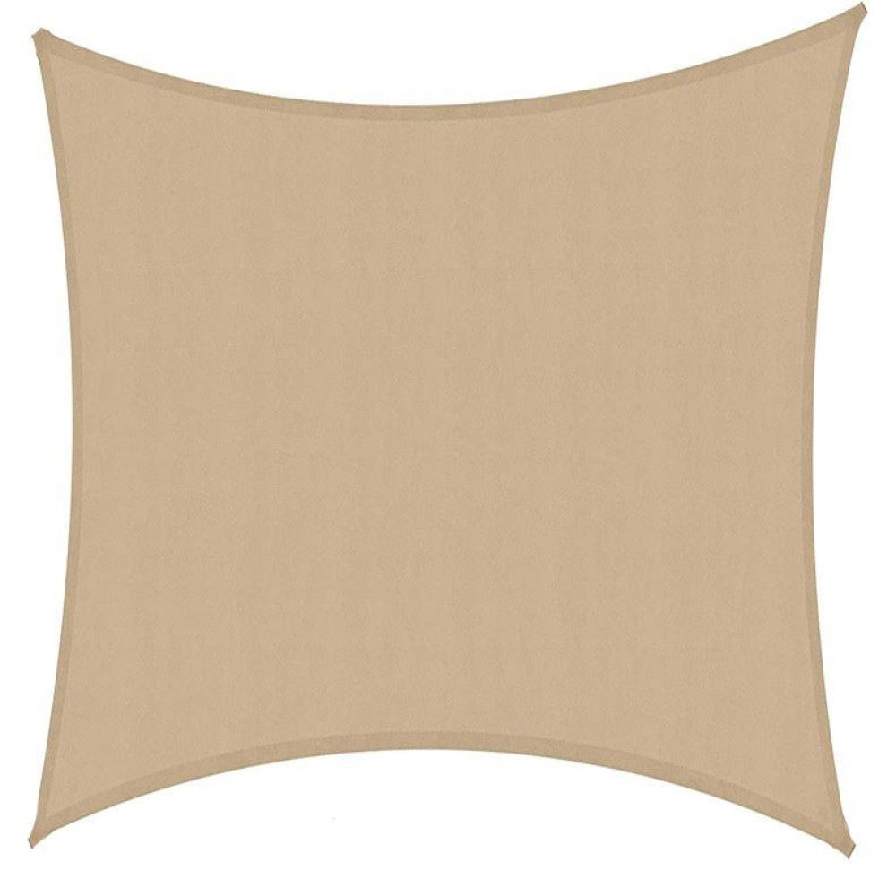 Vela ombreggiante in tessutoqudrata color sabbia cm300x300