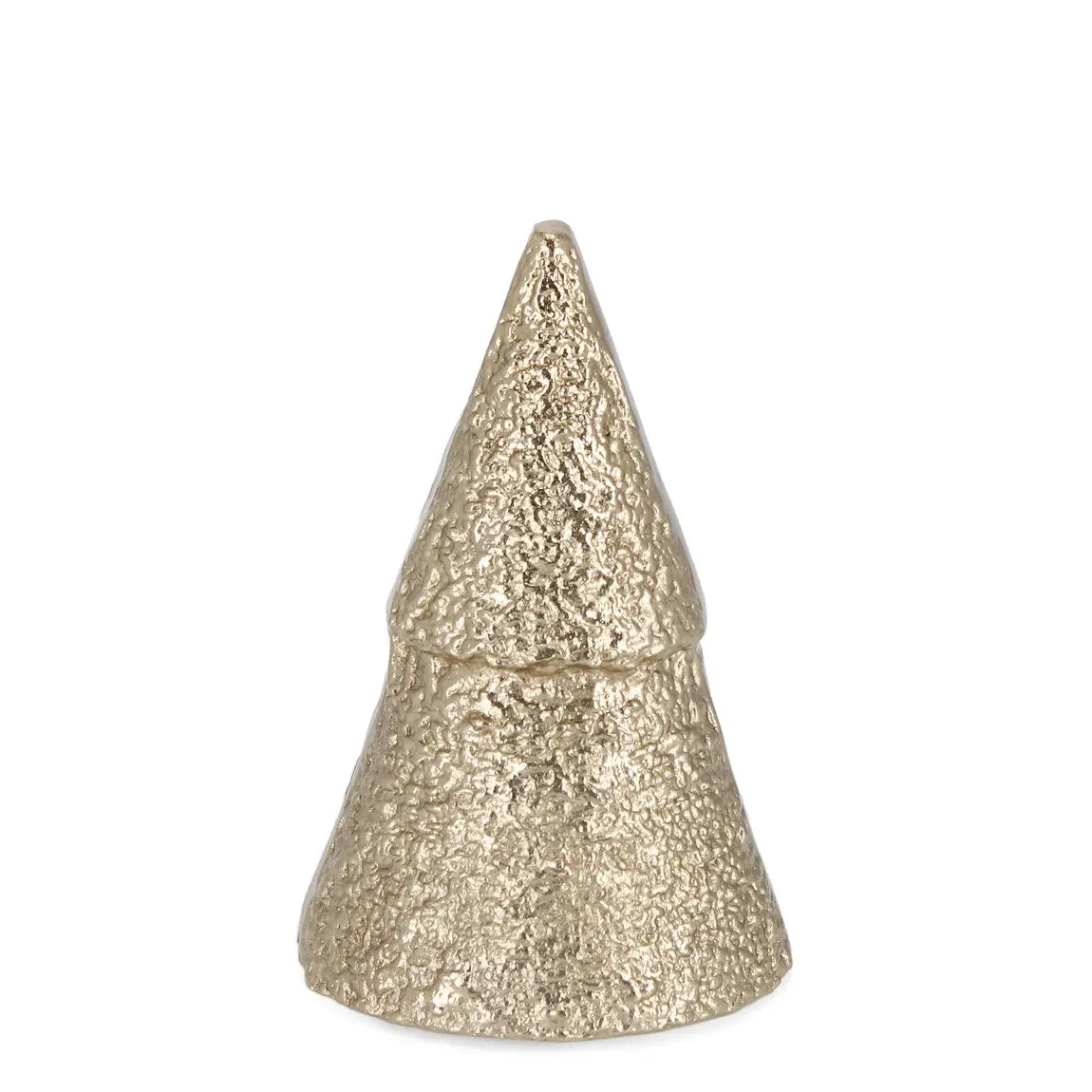 Pino decorativo Sheeny tondo oro Ø10,5 × H15,5 cm