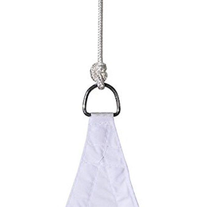 Tenda da Sole Triangolare Impermeabile in Tessuto 5x5x5 m - Bianco