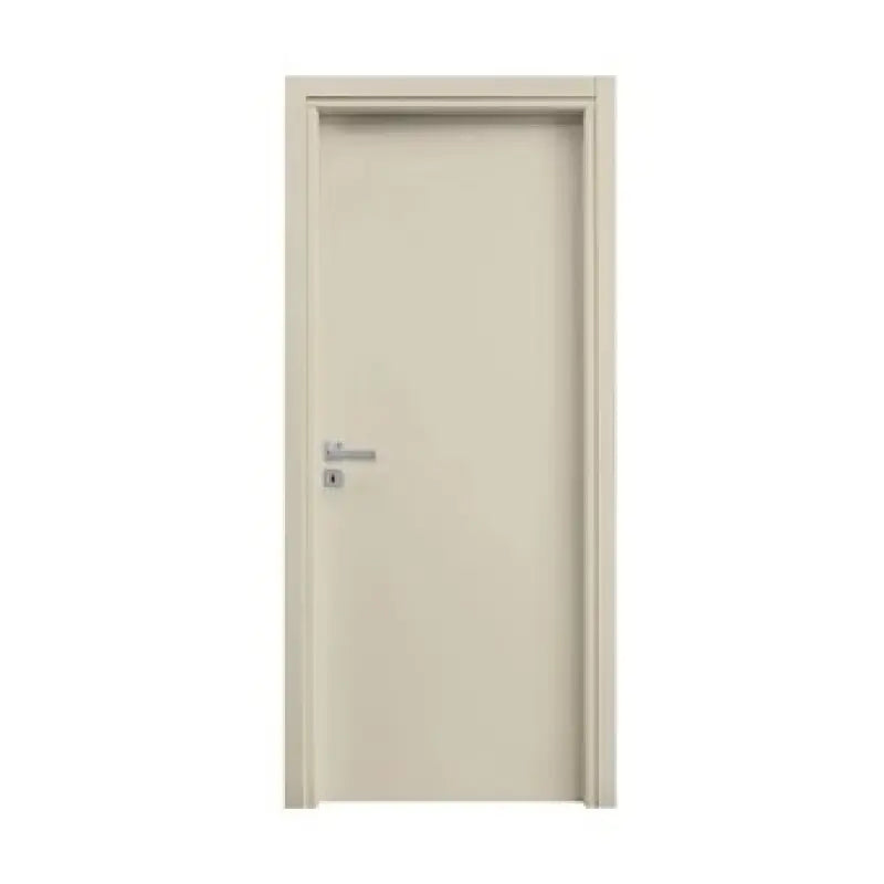 Porta battente modello A crema/rovere 90x210 cm MDF B02/03