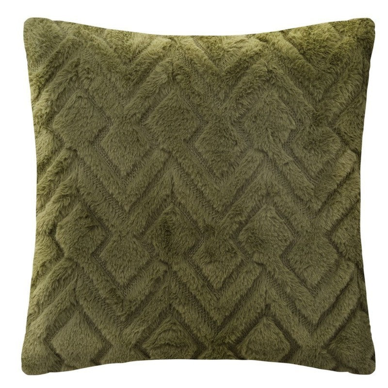 Cuscino Embrod Mara kaki 45x45 cm