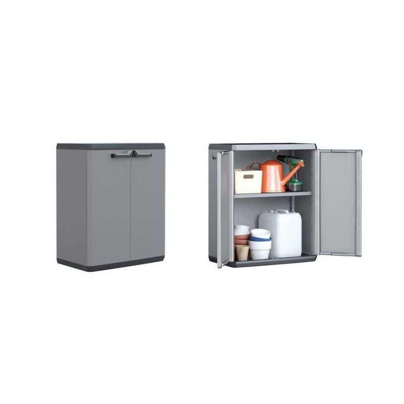 Armadio Keter Più basso con 1 ripiano regolabile cm 68x39x83 h