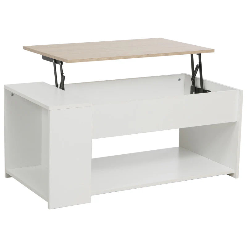 Tavolino Jasmine bianco 100x50x45 cm