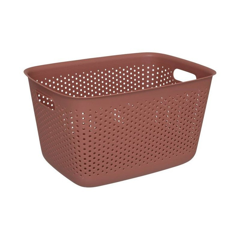 Cestino multiuso in plastica Tila Siena/Terracotta 17 L