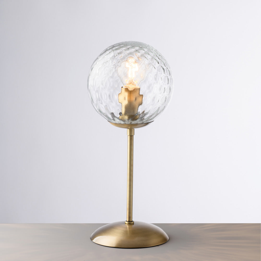 Lumetto in ferro bronzato spazzolato 1 luce H.32 - Ø13