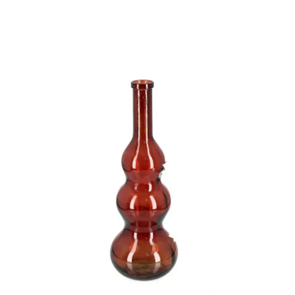Bottiglia decorativa Abby Bomb in vetro rosso H75 cm
