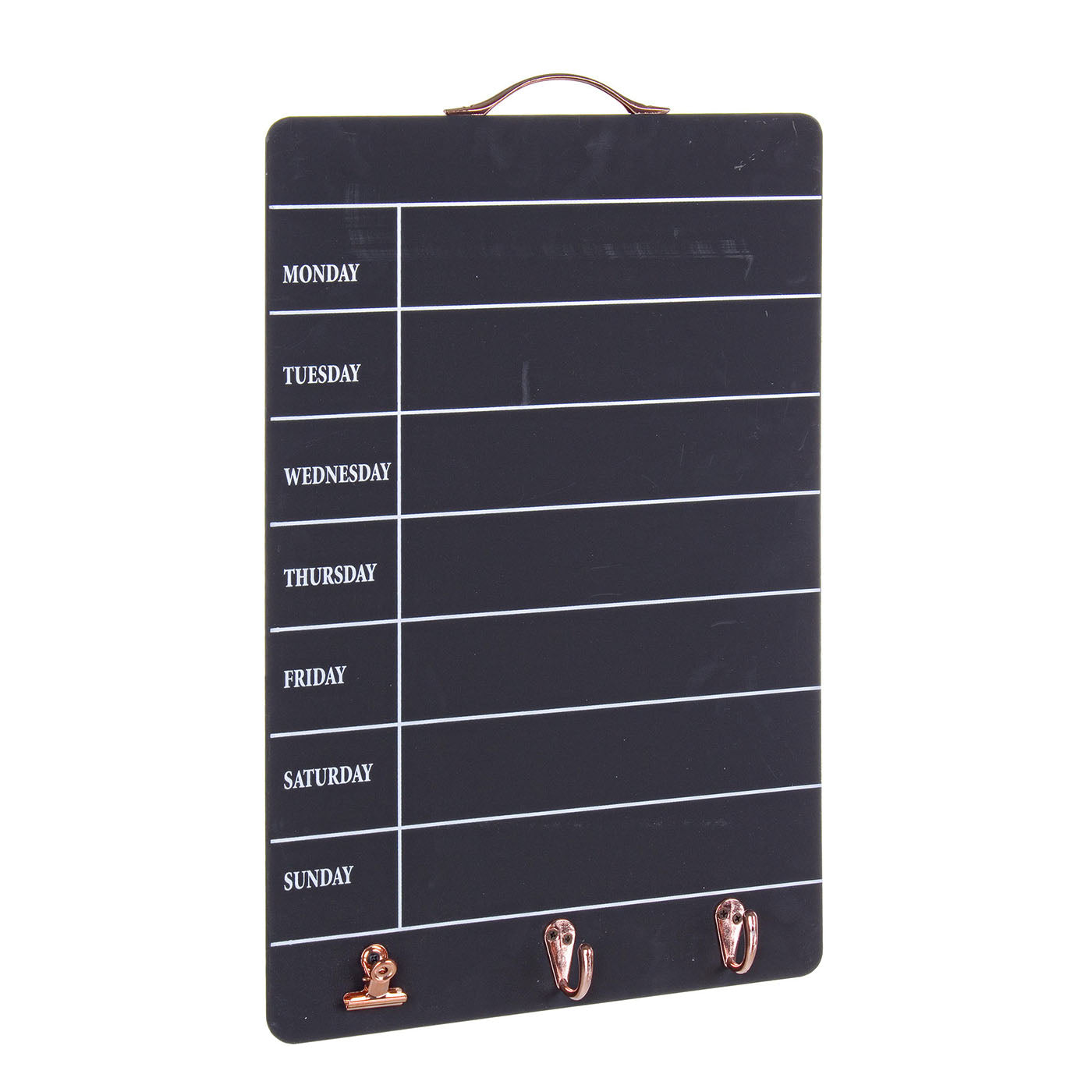 Lavagna Settimana con 2 gangi e 1 clip per appunti cm 30x47