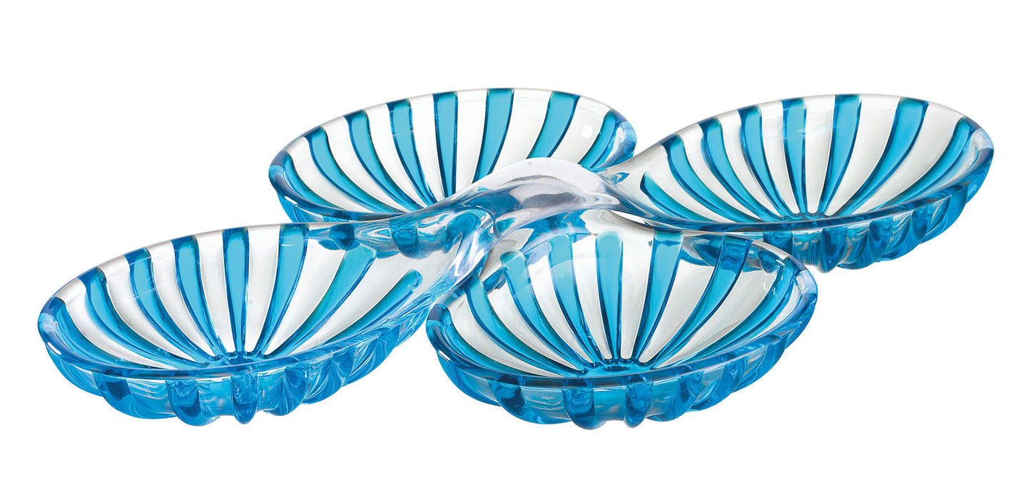 Set 2 antipastiere dolce vita turchese