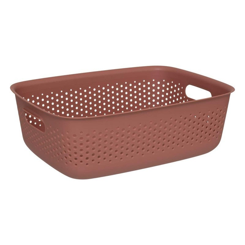 Cestino multiuso in plastica Tila Siena/Terracotta 10 L