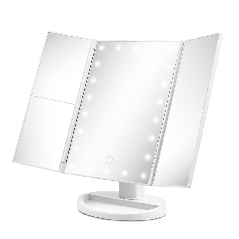 Specchio per trucco BE05 con luci led cm 18x28x12h