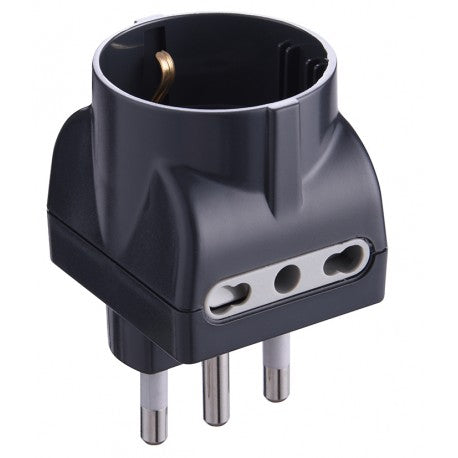 Adattatore Triplo 16A-2Pr.Bip1 per Collegare Fino a Tre Dispositivi