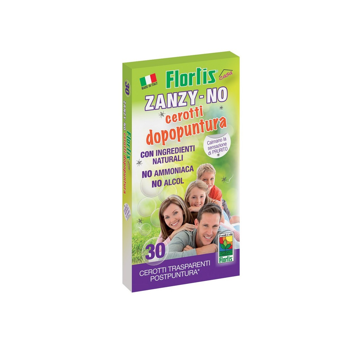 Cerotti Dopopuntura Zanzy-no 30 pz Flortis
