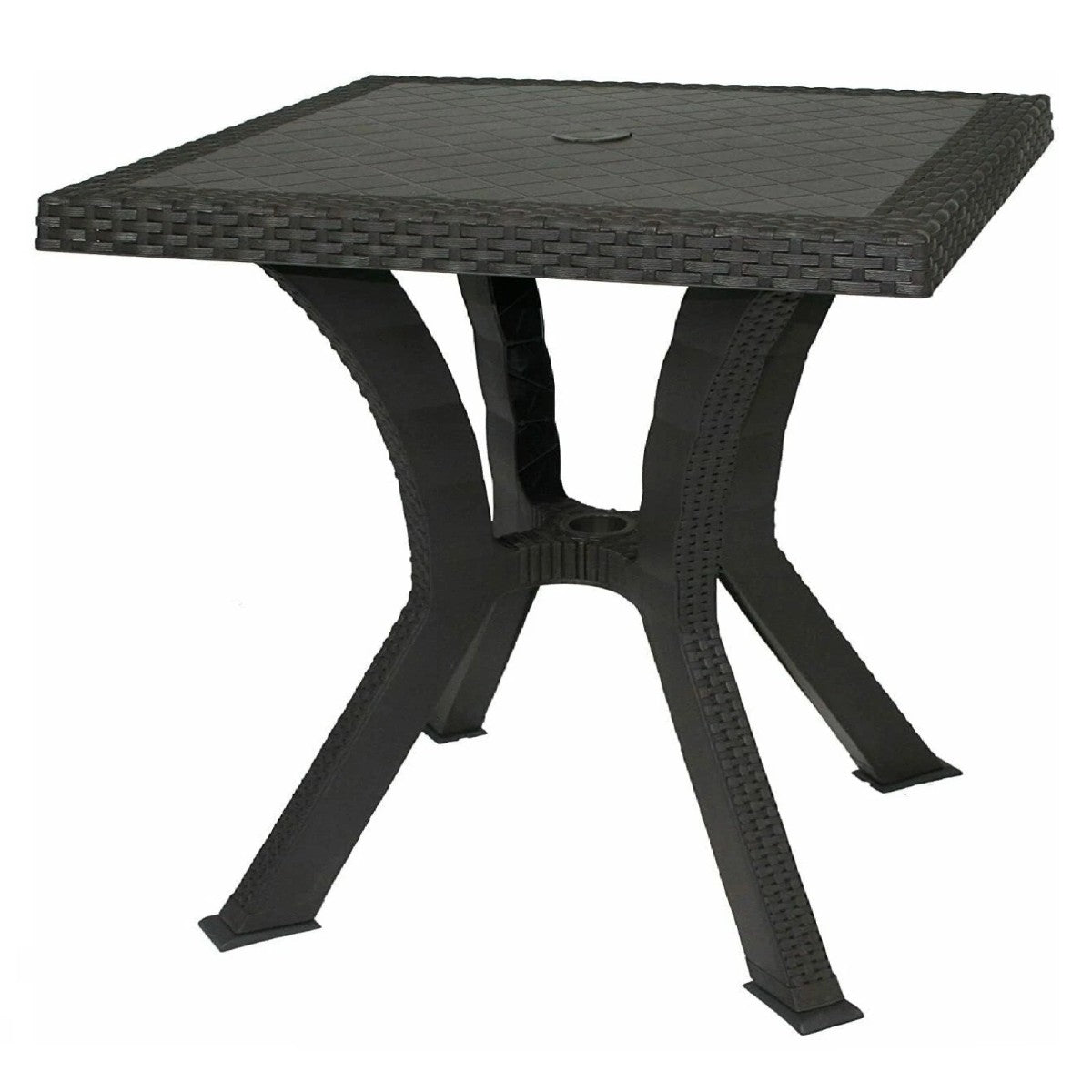 Tavolo da giardino Figaro Elite antracite 79x79x72h cm