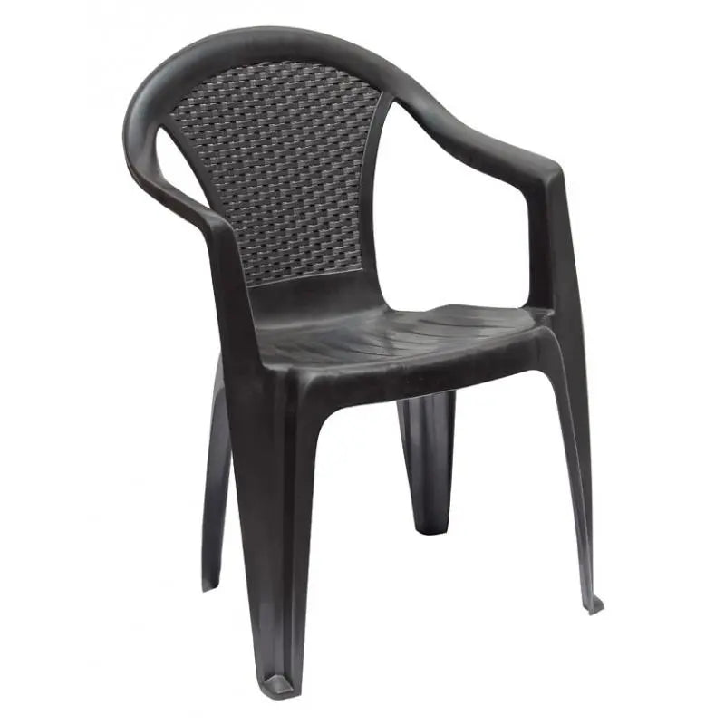 Sedia in resina Kora antracite cm 55x53,5x82h