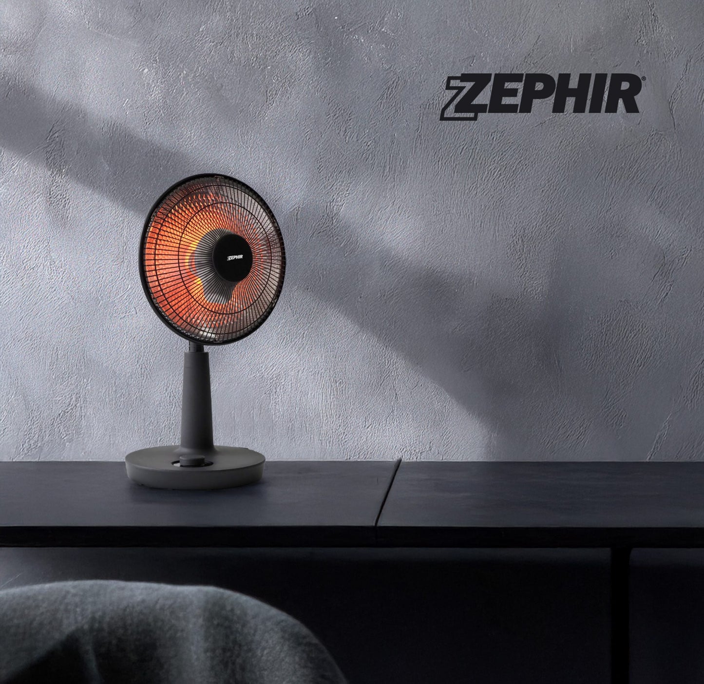 Stufa parabola in carbonio oscillante