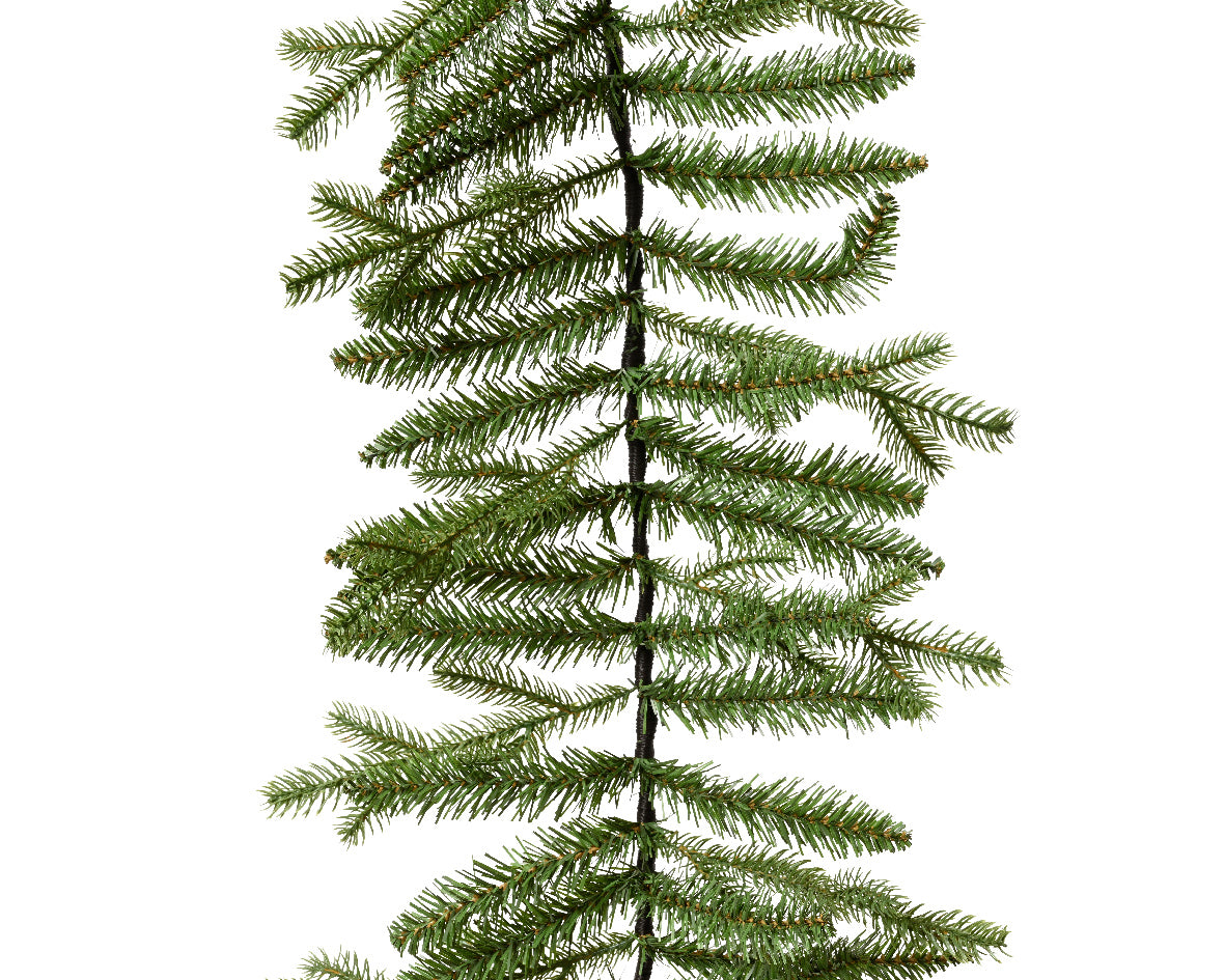 Ghirlanda verde per interni ed esterni dia30cm x Lun.270cm