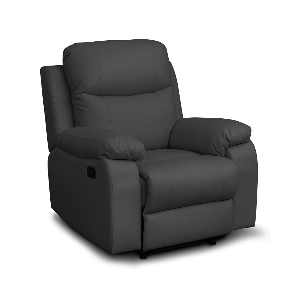 Poltrona reclinabile ecopelle 97x90x100