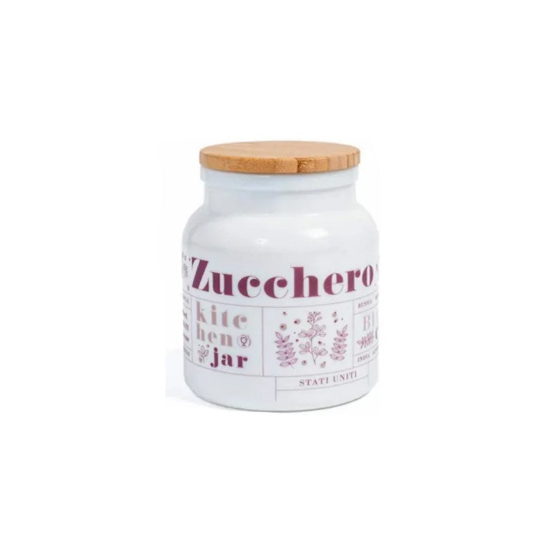 Barattolo Victoriana 1L con tappo in bambù