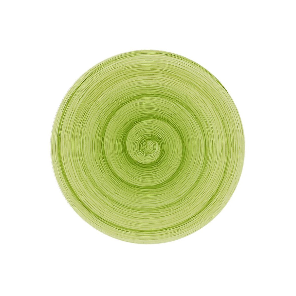Piatto piano lime Memento Table in ceramica dipinta a mano Ø 27,5 cm